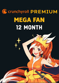 Crunchyroll – 12 Maanden Mega Fan Abonnement