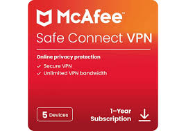 McAfee VPN – 1 Jaar – 5 Toestellen