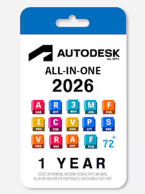 Autodesk Apps Collection 2026 (PC, Mac) (1 User, 1 Year)