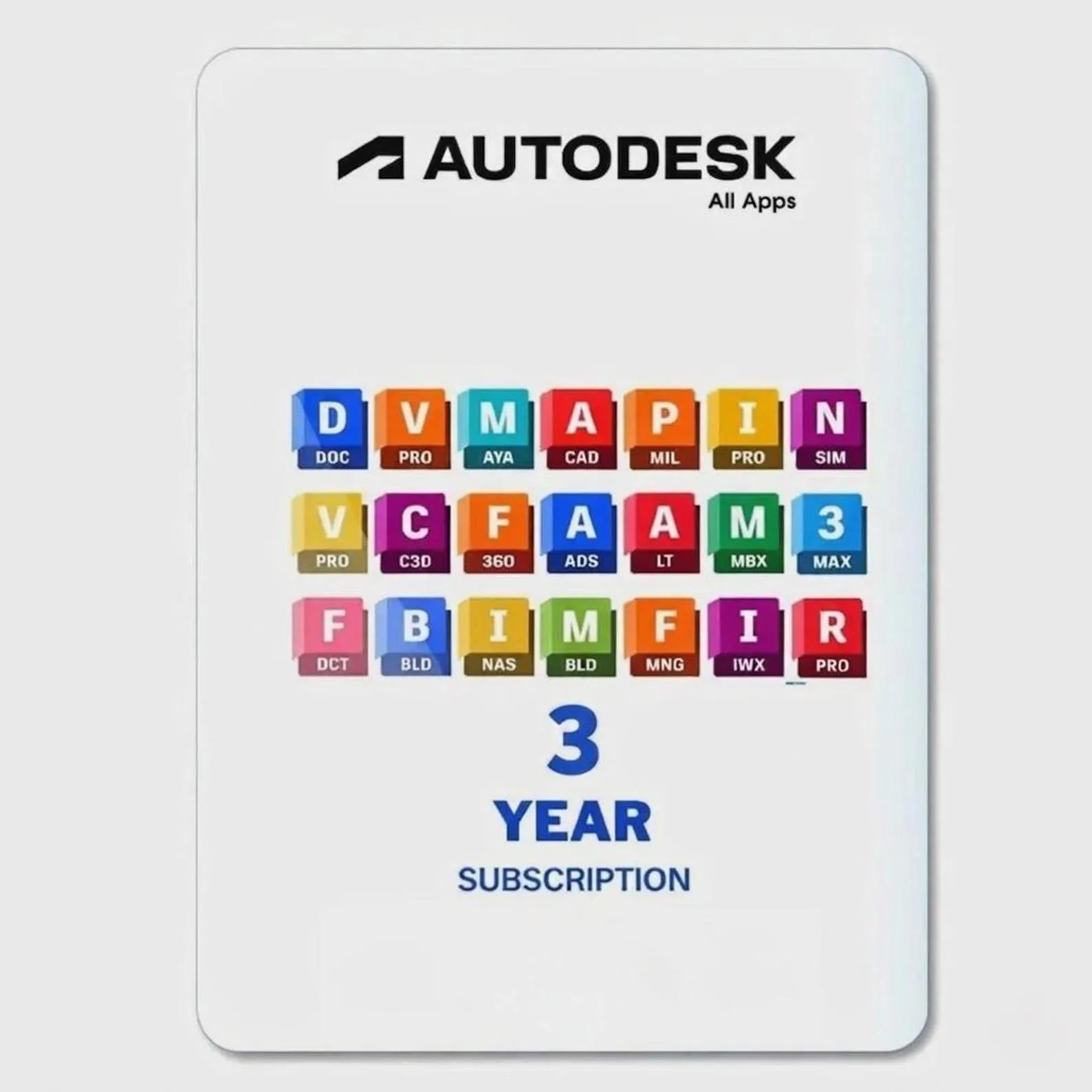 Autodesk Apps Collection 2026 (PC, Mac) (1 User, 3 Years) – Complete Autodesk Software Bundel met Eigen Autodesk Account