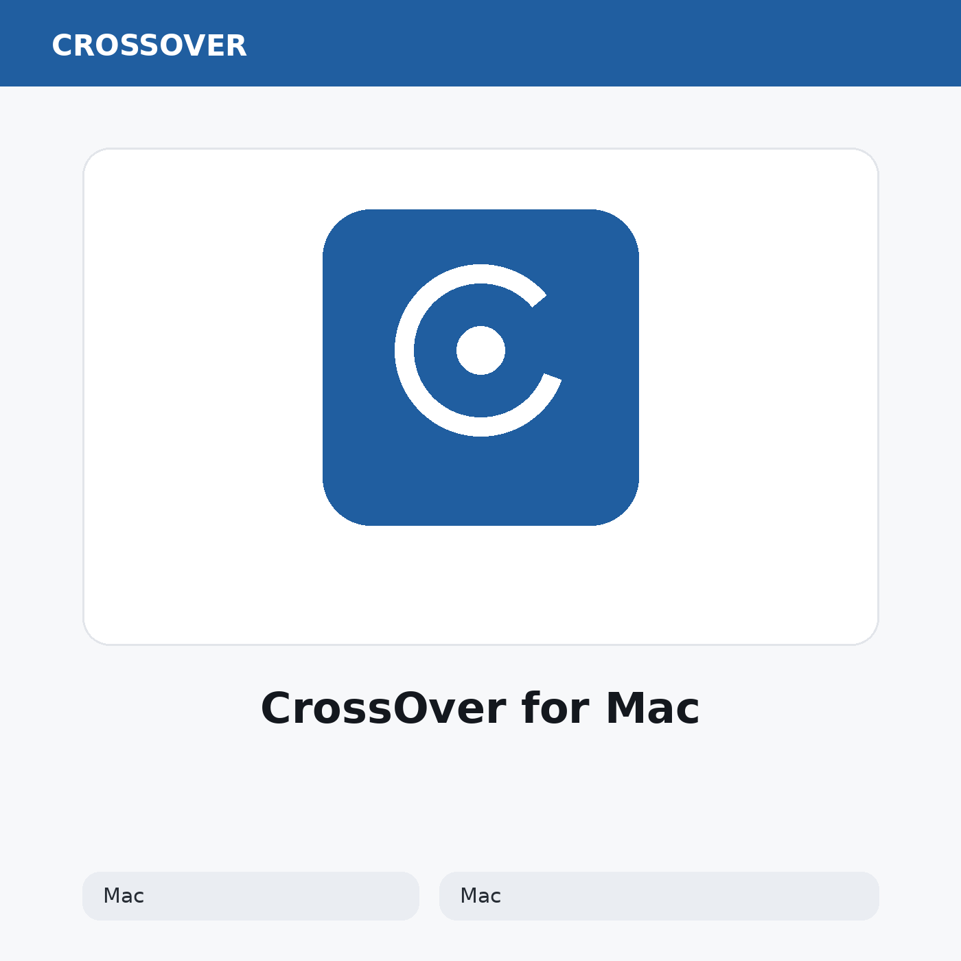 CrossOver for Mac