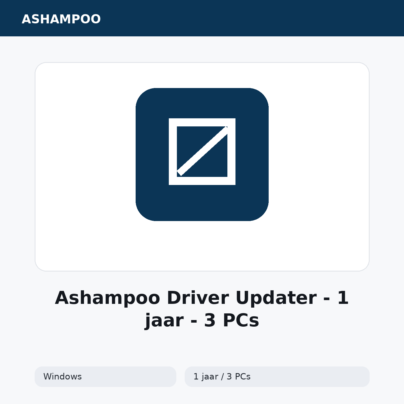 Ashampoo Driver Updater (1 jaar / 3 PCs)