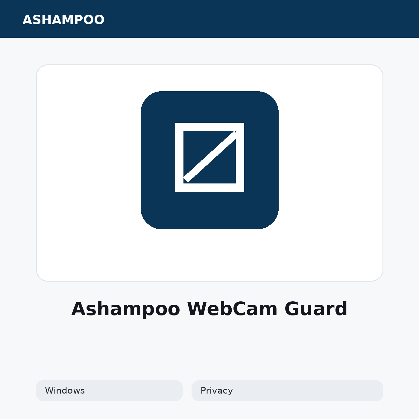 Ashampoo WebCam Guard