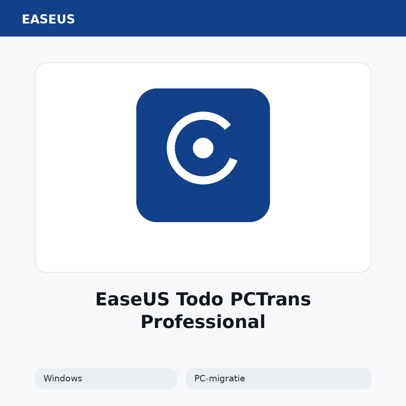 EaseUS Todo PCTrans Professional: