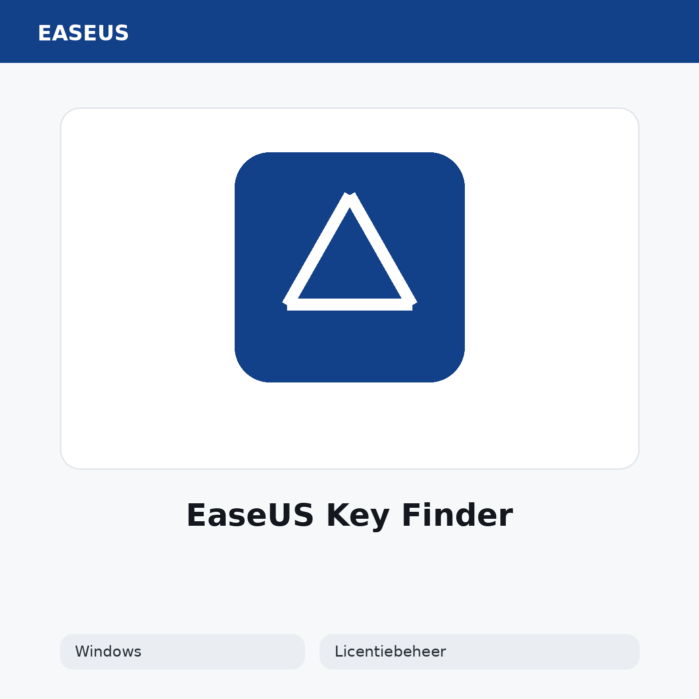 EaseUS Key Finder